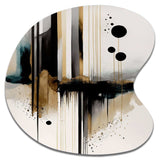 Abstract Transitional Modern Shapes I - Asymmetric Metal Wall Art