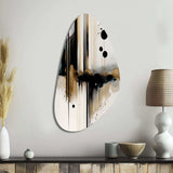 Abstract Transitional Modern Shapes I - Asymmetric Metal Wall Art