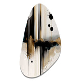 Abstract Transitional Modern Shapes I - Asymmetric Metal Wall Art