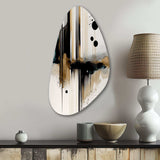 Abstract Transitional Modern Shapes I - Asymmetric Metal Wall Art