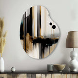 Abstract Transitional Modern Shapes I - Asymmetric Metal Wall Art