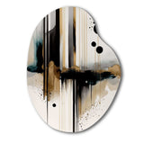 Abstract Transitional Modern Shapes I - Asymmetric Metal Wall Art