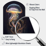 Jellyfish III - Asymmetric Metal Wall Art