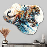 Cheetah - Asymmetric Metal Wall Art