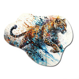 Cheetah - Asymmetric Metal Wall Art