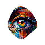 Colorful Eye II - Asymmetric Metal Wall Art