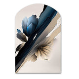 Hyperrealistic Peony Flowers III - Asymmetric Metal Wall Art