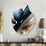 Hyperrealistic Peony Flowers III - Asymmetric Metal Wall Art