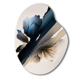 Hyperrealistic Peony Flowers III - Asymmetric Metal Wall Art