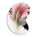 Pink Gerbera Hyperrealistic Flowers IV - Asymmetric Metal Wall Art