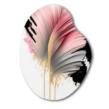 Pink Gerbera Hyperrealistic Flowers IV - Asymmetric Metal Wall Art