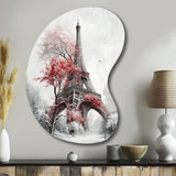 Fall Scenery In The City III - Asymmetric Metal Wall Art