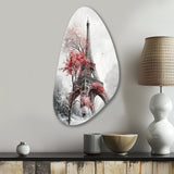 Fall Scenery In The City III - Asymmetric Metal Wall Art