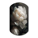 Peony Flower III - Asymmetric Metal Wall Art