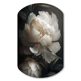 Peony Flower III - Asymmetric Metal Wall Art