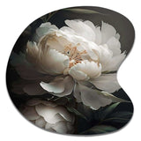 Peony Flower III - Asymmetric Metal Wall Art