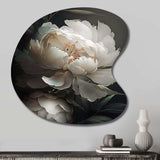 Peony Flower III - Asymmetric Metal Wall Art