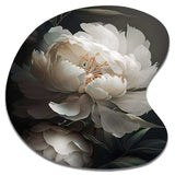 Peony Flower III - Asymmetric Metal Wall Art