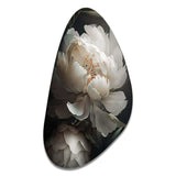 Peony Flower III - Asymmetric Metal Wall Art