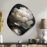 Peony Flower III - Asymmetric Metal Wall Art