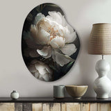 Peony Flower III - Asymmetric Metal Wall Art