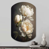 Peony Flower IV - Asymmetric Metal Wall Art