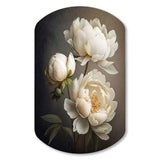 Peony Flower IV - Asymmetric Metal Wall Art