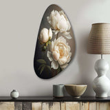 Peony Flower IV - Asymmetric Metal Wall Art