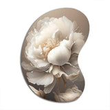 Peony Flower VI - Asymmetric Metal Wall Art