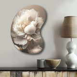 Peony Flower VI - Asymmetric Metal Wall Art