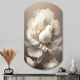 Peony Flower VI - Asymmetric Metal Wall Art