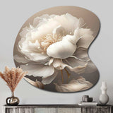 Peony Flower VI - Asymmetric Metal Wall Art