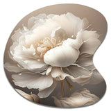 Peony Flower VI - Asymmetric Metal Wall Art