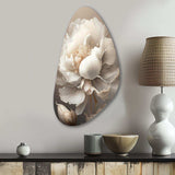 Peony Flower VI - Asymmetric Metal Wall Art