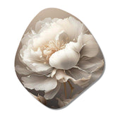 Peony Flower VI - Asymmetric Metal Wall Art