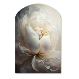 Peony Flower VII - Asymmetric Metal Wall Art