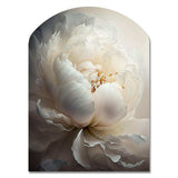 Peony Flower VII - Asymmetric Metal Wall Art