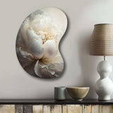 Peony Flower VII - Asymmetric Metal Wall Art