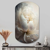 Peony Flower VII - Asymmetric Metal Wall Art