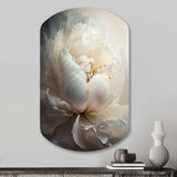 Peony Flower VII - Asymmetric Metal Wall Art