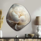 Peony Flower VII - Asymmetric Metal Wall Art