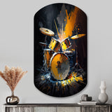 Drums On Stage I - Asymmetric Metal Wall Art