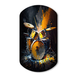 Drums On Stage I - Asymmetric Metal Wall Art