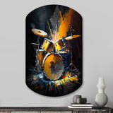 Drums On Stage I - Asymmetric Metal Wall Art