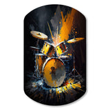 Drums On Stage I - Asymmetric Metal Wall Art