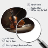 Violin I - Asymmetric Metal Wall Art