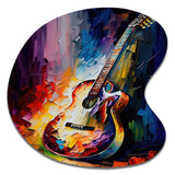 Guitar On Stage I - Asymmetric Metal Wall Art