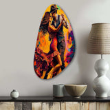 Salsa Dancers - Asymmetric Metal Wall Art