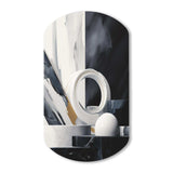 Abstract Marble Shapes II - Asymmetric Metal Wall Art