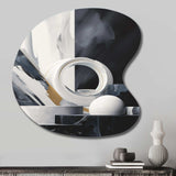 Abstract Marble Shapes II - Asymmetric Metal Wall Art